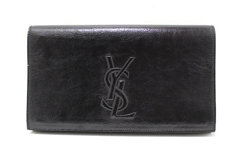 ysl patent leather clutch price|saint laurent quilted leather clutch.